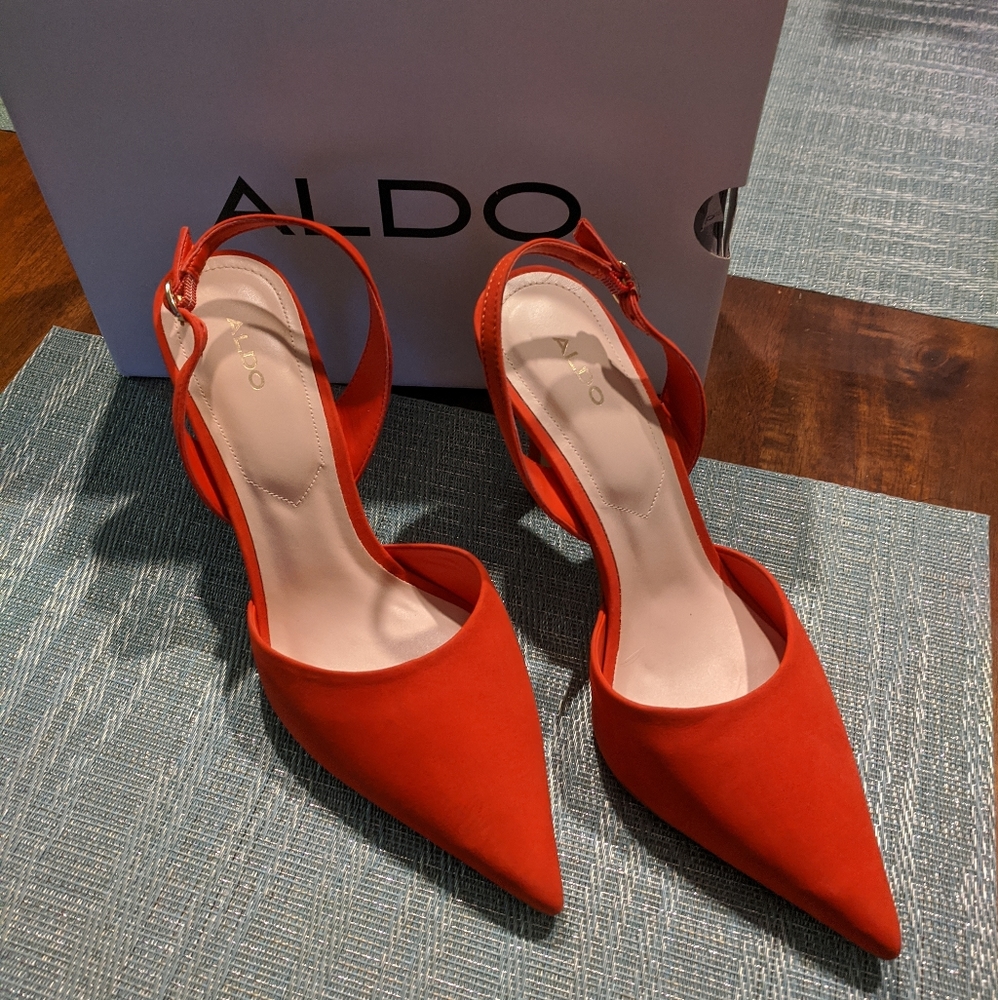Aldo Auerback Slingback Pointed Toe Heels